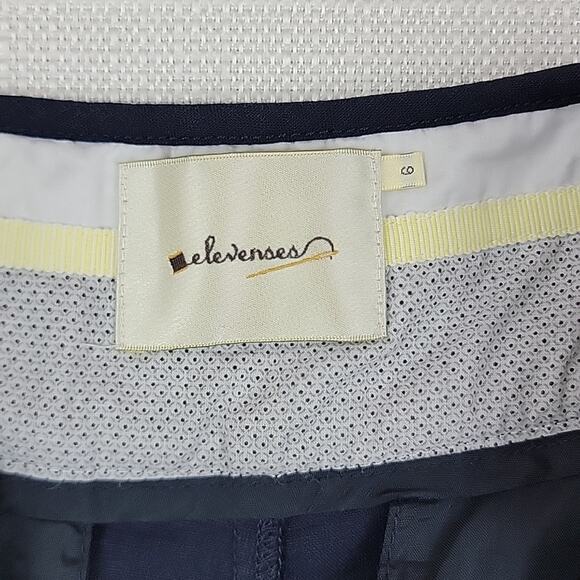 Elevenses blue linen blend shorts 6 - Picture 7 of 11